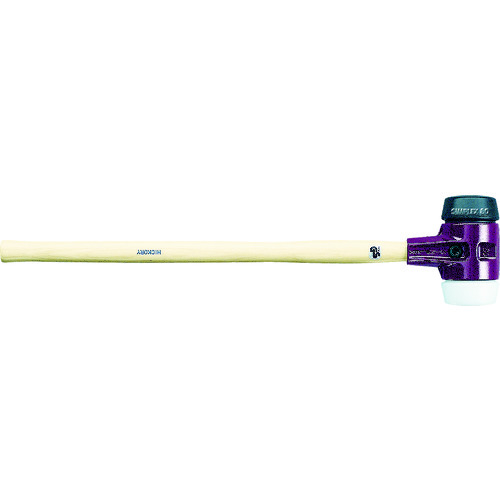 オレンジブック トラスコ中山 HALDER SIMPLEX スレッジハンマー 鋳鉄ハウジング、ヒッコリーハンドル 径(80)mm ゴム複合材(黒)・スーパープラスチック(白) 3027.081 6343|CRECOTE 店