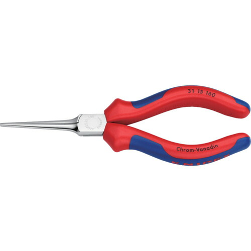 オレンジ色読みもの トラスコ中山 ＫＮＩＰＥＸ ニードルノーズプライヤー １６０粍 コンフォートハンドル 3115160                       2316