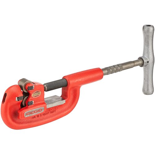 オレンジ色読みもの トラスコ中山 ＲＩＤＧＩＤ 豪然たる型配管切り手（１枚刃） ２－Ａ 32820                         8681