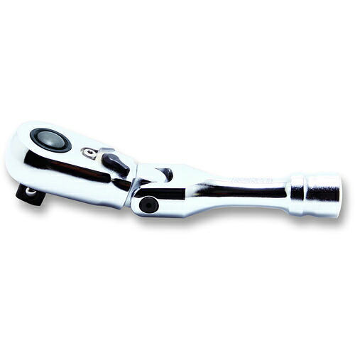 オレンジ色読みもの トラスコ中山 Ｋｏ－ｋｅｎ 【次回入荷宙ぶらりん】 Ｚ－ＥＡＬ ３／８”（９．５粍）ＳＱ． うしろ押し名取り草式首商い口ラチェットハンドル（遊撃手） 全長１２０粍 3726ZSB                       2195