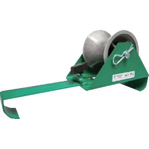 オレンジ色読みもの トラスコ中山 ＧＲＥＥＮＬＥＥ クイックアジャストケーブルプーリー台 660QA                         2539