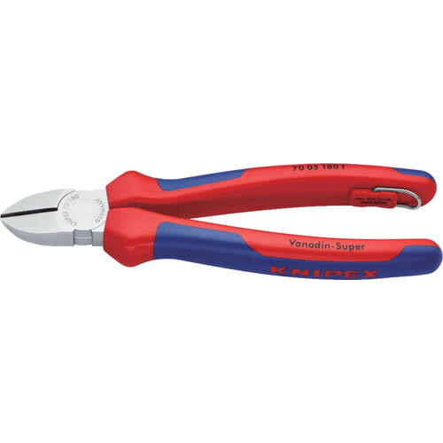 オレンジ色読みもの トラスコ中山 ＫＮＩＰＥＸ 電気工ニッパー 落っこちる押しとどめる Crメッキ １８０粍 7005180TBK                    2316