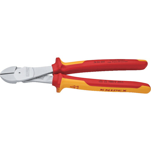 オレンジ色読みもの トラスコ中山 ＫＮＩＰＥＸ 縁切り１０００Ｖ豪然たる型ニッパー ２５０粍 7406250                       2316