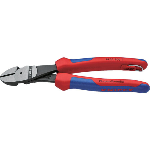 オレンジ色読みもの トラスコ中山 ＫＮＩＰＥＸ 豪然たる型ニッパー １２°オフセット型 落っこちる押しとどめる ２００粍 7422200TBK                    2316
