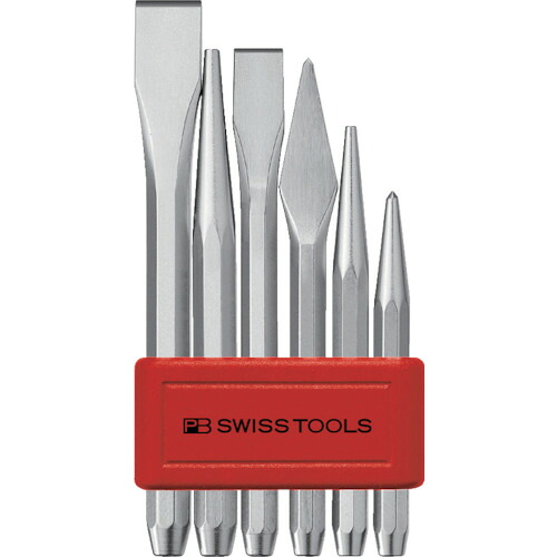 オレンジ色読みもの トラスコ中山 ＰＢスイスツールズ ８５５ＢＬ ポンチタガネセット 容器に並べるなし 855B                          6317