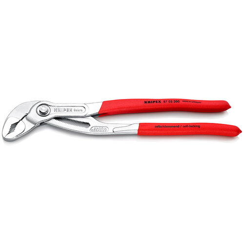 オレンジ色読みもの トラスコ中山 ＫＮＩＰＥＸ ウォーターポンププライヤー コブラ ソフトプラスチックハンドル ３００粍 8703300                       2316
