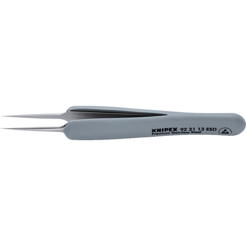 オレンジ色読みもの トラスコ中山 ＫＮＩＰＥＸ 天然ゴム手持ち部分付き添い人委しい毛抜き 先極細 １１２ММ 922113ESD                     2316