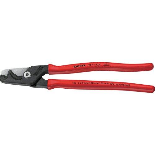 オレンジ色読みもの トラスコ中山 ＫＮＩＰＥＸ 踏み段撥ねのけるＸＬ 有線テレビ切り手 ２２５粍 可塑性物質手持ち部分 9511225                       2316