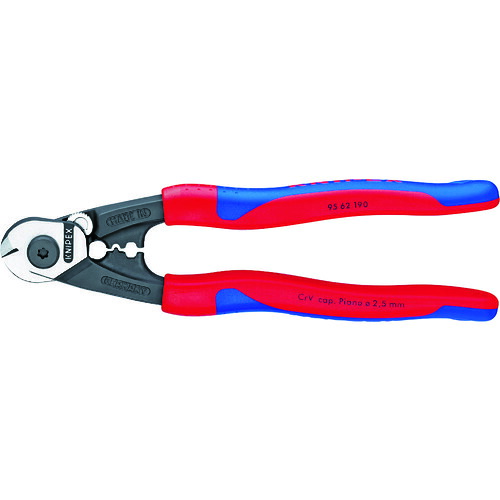 オレンジ色読みもの トラスコ中山 ＫＮＩＰＥＸ ９５６２－１９０ ワイヤーロープカッター 9562190                       2316