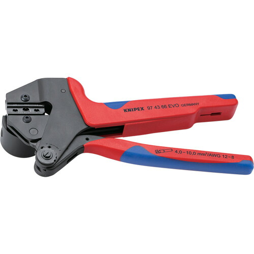 オレンジ色書き付け トラスコ中山 ＫＮＩＰＥＸ 圧着取り合わせペンチ ＭＣ４ ＥＶＯ２ ソーラーコネクタ用 974366EVO                     2316