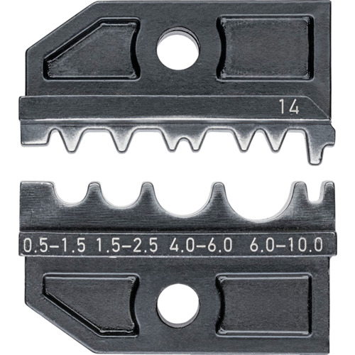 オレンジ色読みもの トラスコ中山 ＫＮＩＰＥＸ ９７４９－１４ 圧着ダイス型 （９７４３－２００用） 974914                        2316