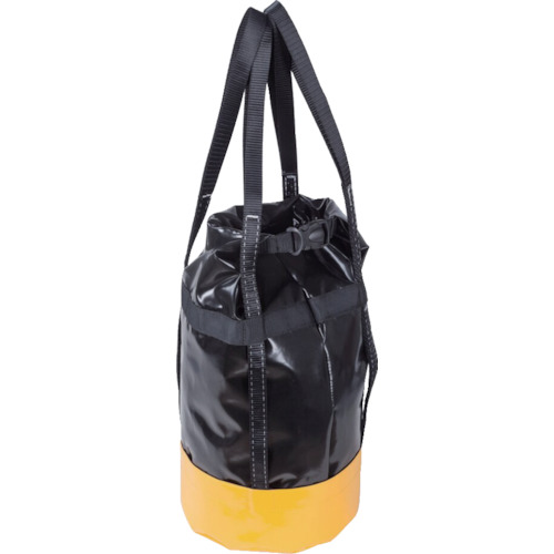 オレンジ色読みもの トラスコ中山 ＰＲＯＴＥＫＴ リフティングバック ４５Ｌ 黒／黄（雨合羽ＰＶＣ製） AX56010                       6811