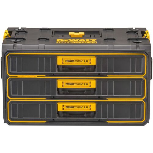 オレンジ色読みもの トラスコ中山 ＤＥＷＡＬＴ 手ごわい取り合わせ２．０ ３段引き出し洋服箪笥 DWST083301                    4193