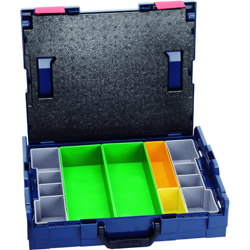 オレンジ色読みもの トラスコ中山 ボッシュ Ｌ－ＢＯＸＸ ボックス席Ｓ部分品入れ３つき LBOXX102S3N                   6250