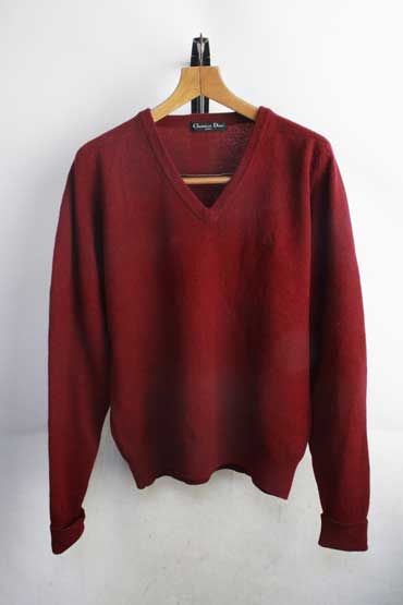 楽天市場】USA製 Christian Dior クリスチャン ディオール Vネック