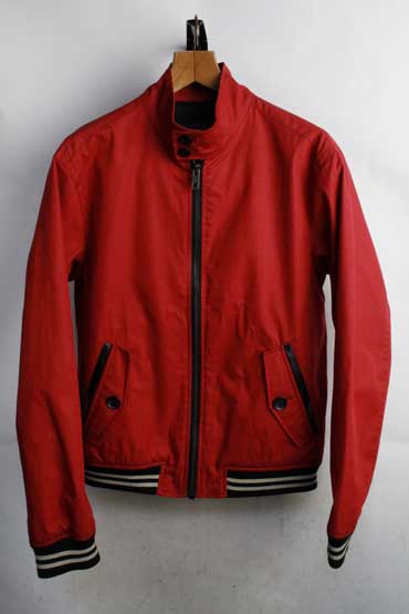 美品★COACH・レザー切替 マルチワッペン付 中綿ジャケット(XS) ◇COACHレザー切替 マルチワッペン付 中綿ジャケットS（M〜L） コーチ