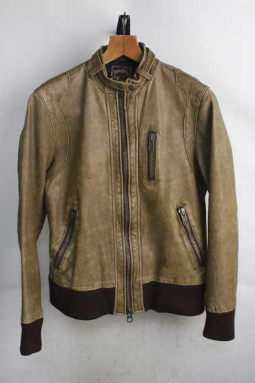 【本革】90'sヴィンテージ 羊革 シングルライダースジャケット 茶 楽天市場】シングルライダース 中古 レディース 重厚!! 70年代