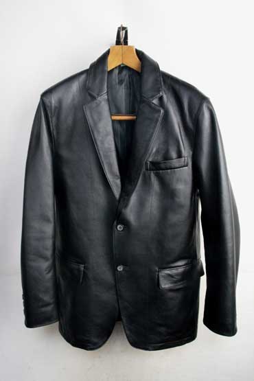 archive 80s GIANNIVERSACE レザーテーラードジャケット 中古・古着通販】GIANNI VERSACE (ジャンニ・ヴェルサーチ) 80's
