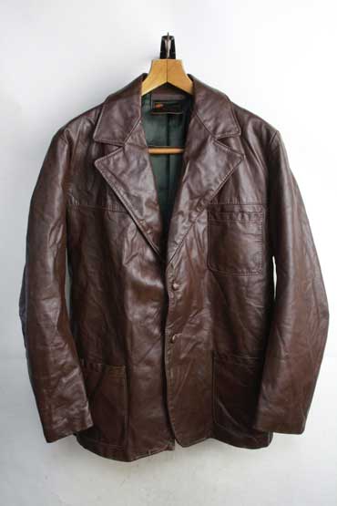 楽天市場】レザーテーラードジャケット 1970年代 vintage（男性