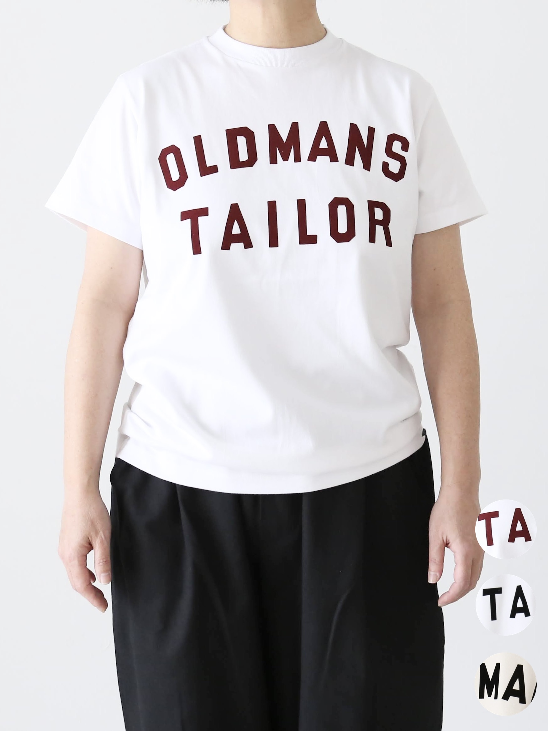 OLDMAN'S TAILOR OMTフロッキープリントショートスリーブTEE [m1237] 12,496円