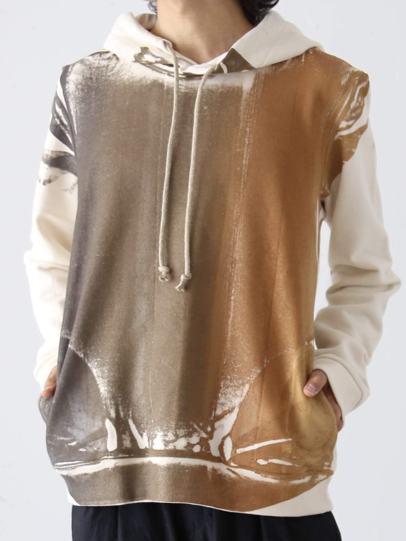 FRANK LEDER マルチプルカラーペイントフーディー [0349013]