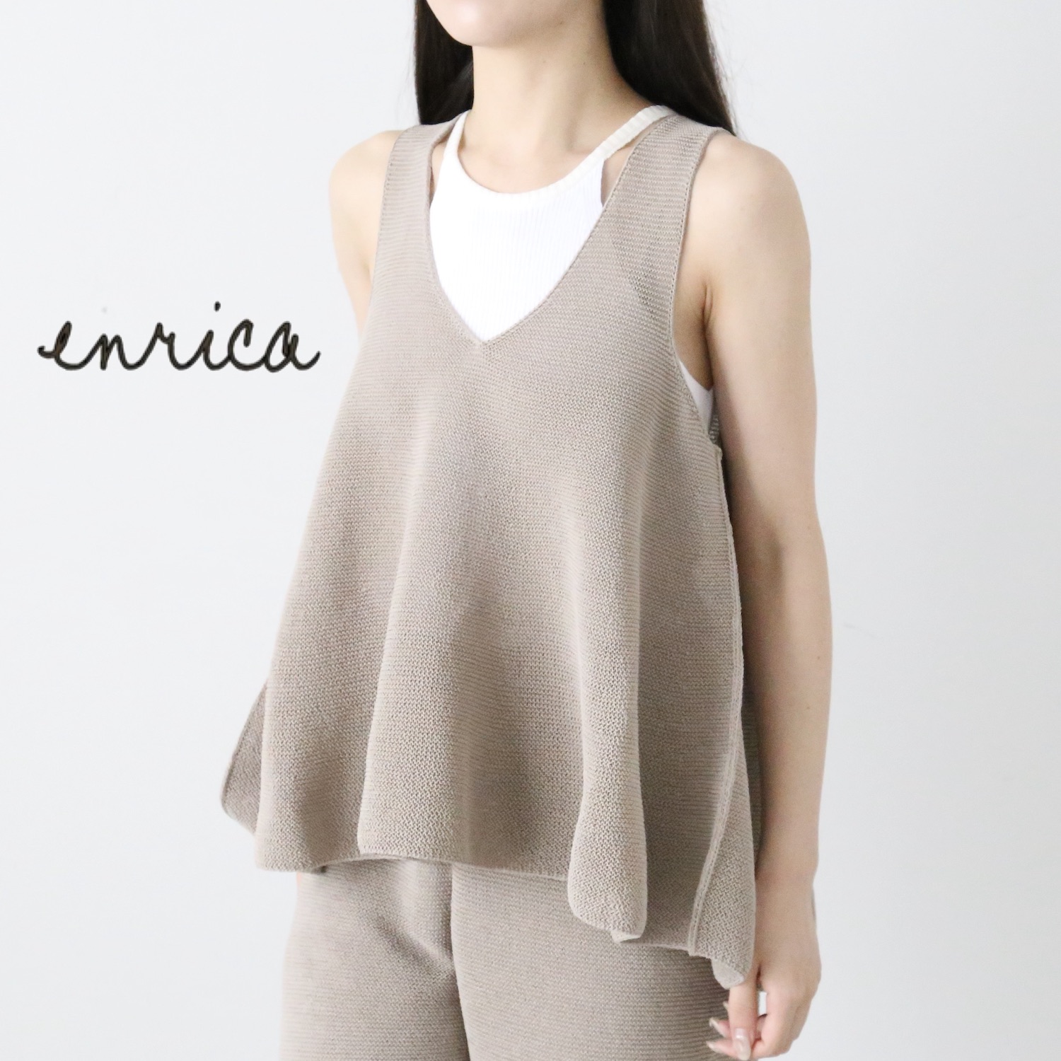 楽天市場】enrica リブニットパンツ [knit100] : クレエ 楽天市場店