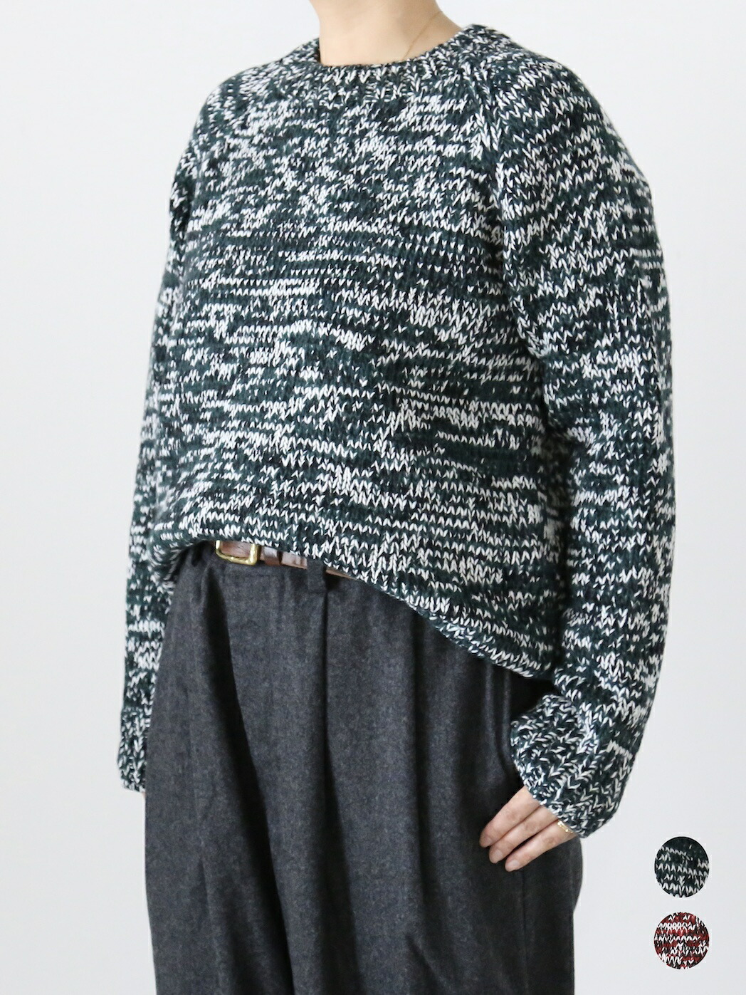 Masnou design クルーネックセーター [Tj-6]｜クレエ　店