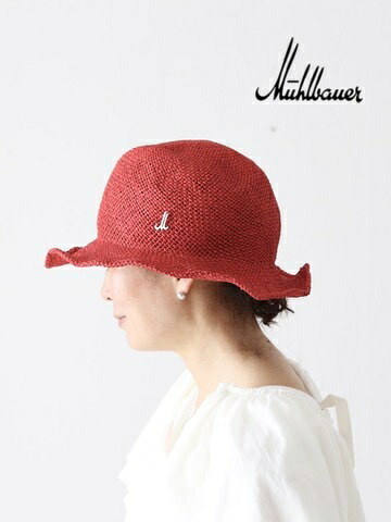 Muhlbauer ペーパーハット(レッド/エクリュ)|クレエ 店