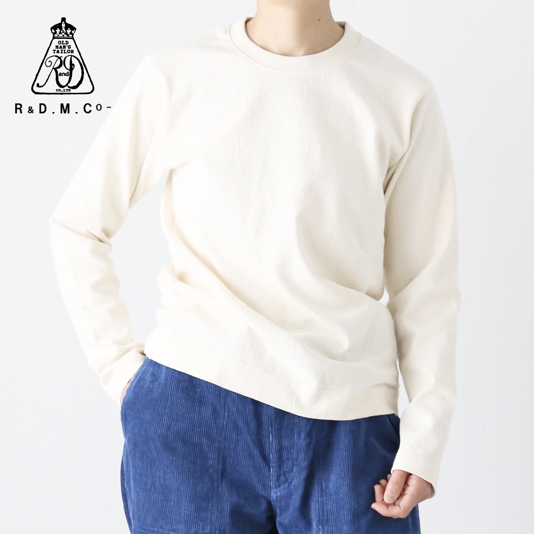 R&D.M.Co- ニットソークルーネックシャツ [5062]｜クレエ　店