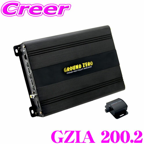 GROUND ZERO GZIA 4115HPX-II グランドゼロパワーアンプ GROUND ZERO GZIA 4115HPX-II