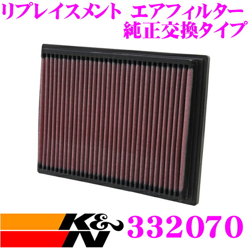 【レビューで確率UP】最大5万pt大抽選会 K&N 純正交換フィルター 33-2070 BMW 3シリーズ E36 など 用 リプレイスメント ビルトインエアフィルター｜クレールオンラインショップ