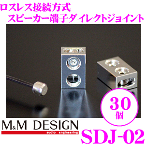 楽天市場】M&Mデザイン スピーカーダイレクト端子 SDJ-02 1個入り