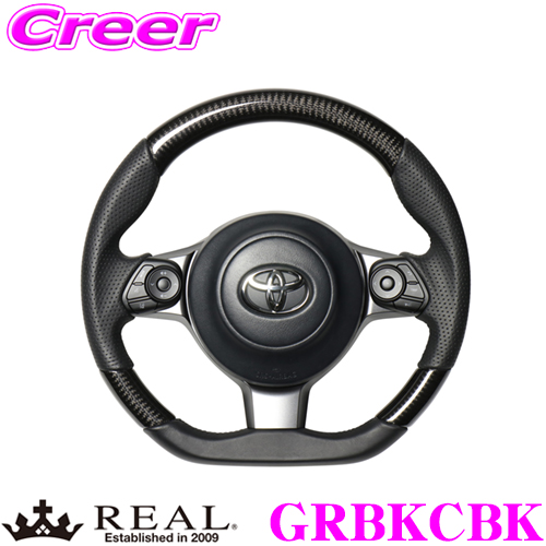 楽天市場】REAL レアル GRRDCBK GR-RDC-BK ステアリング トヨタ ZN8