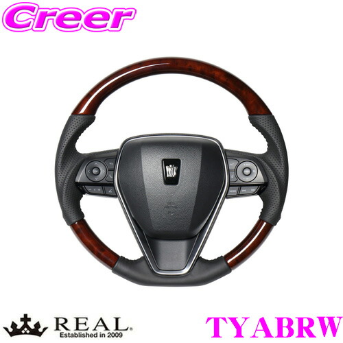 R*S様 美品　REAL プレミアムシリーズ　ピアノブラックステアリング　TYA real-tyabrw.jpg