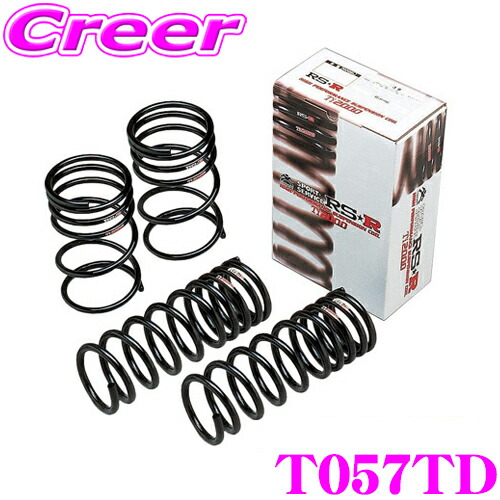 ＼今なら最大4000ポイント！要エントリー／ RS-R Ti2000ローダウンサスペンション T057TD トヨタ ZVW41W プリウスα MC後 Sツーリングセレクション(ツーリンググレード専用)用 ダウン量 F 40～35mm R 40～35mm 【ヘタリ永久保証付き】