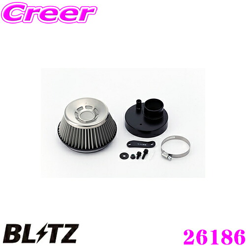 【ほぼ全品P2倍以上！ 4/18限定】 BLITZ ブリッツ No.26186 マツダ AZワゴン[ターボエンジン](MD12S)用 サスパワー コアタイプエアクリーナー SUS POWER AIR CLEANER