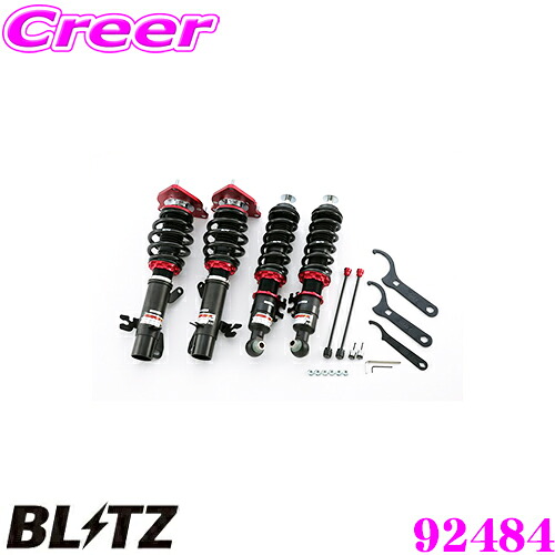 【最大77,777ポイント！】抽選4人に1人が当たる！ 【安心のメーカー正規保証】 BLITZ ブリッツ DAMPER ZZ-R No：92484 MINI クーパー(S含む) コンバーチブル(R52)(H16/09～)用 車高調整式サスペンションキット