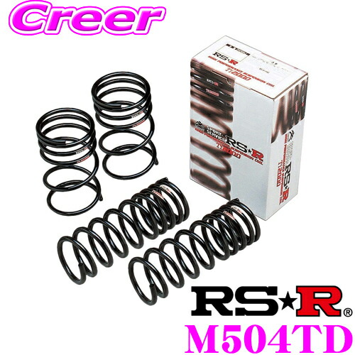 【まもなく終了19日迄！抽選で最大77,777ポイント】 RS-R Ti2000ローダウンサスペンション M504TD マツダ KFEP CX-5用 ダウン量 F 25～20mm R 40～35mm 【ヘタリ永久保証付き】