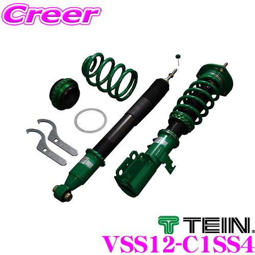 ＼今なら最大4000ポイント！要エントリー／ TEIN テイン FLEX Z VSS12C1SS4 減衰力16段階車高調整式ダンパーキット スバル GC8 インプレッサ 用 3年6万キロ保証
