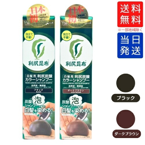 利尻炭酸カラーシャンプー ダークブラウン 180g×3 利尻炭酸カラーシャンプー ダークブラウン 180g×3 - メルカリ