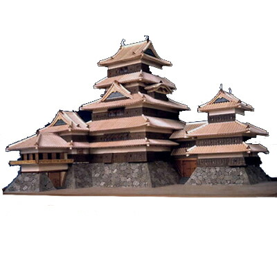 【完成品】ウッディジョー【1/150スケール姫路城】（台座付き） 1/150姫路城 – ウッディジョー