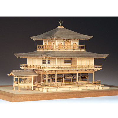 楽天市場】【日本製】建築 1/75 鹿苑寺 金閣 （ゴールド仕様 