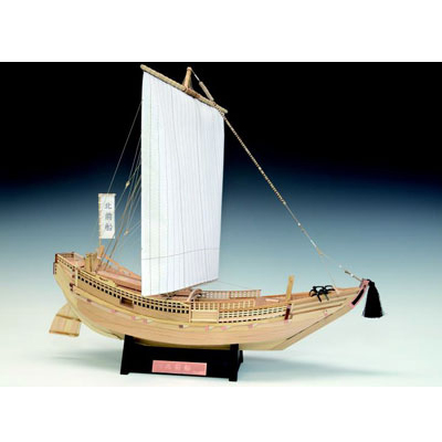 楽天市場】【日本製】木製1/24 帆船 八丁櫓【ウッディジョーの木製模型 