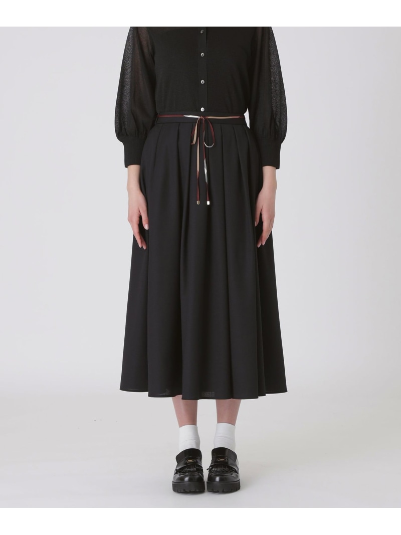 【取扱店舗限定】メッシュスカート BLUE LABEL CRESTBRIDGE ブルーレーベル / ブラックレーベル・クレストブリッジ スカート ミニスカート ベージュ ブラック【送料無料】[ Fashion] 30,030円