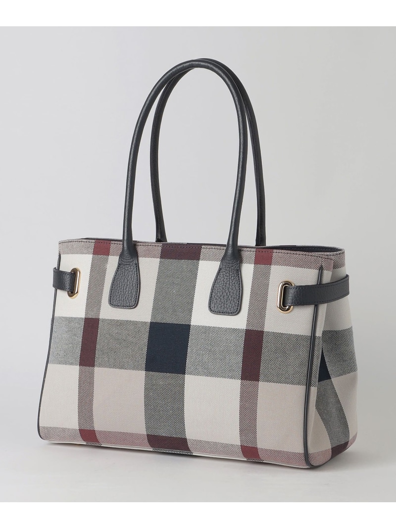 クレストブリッジチェックキャンバスハトメトート BLUE LABEL CRESTBRIDGE ブルーレーベル / ブラックレーベル・クレストブリッジ バッグ その他のバッグ ベージュ【送料無料】[ Fashion]