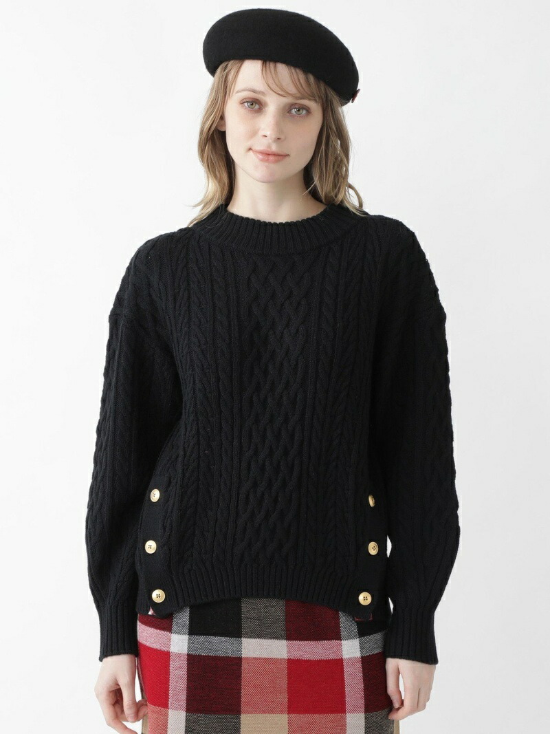 新製品情報も満載 セーター ブラックレーベル クレストブリッジ ブルーレーベル Crestbridge Label Blue Fashion アランパターンニットプルオーバーニットワンピース Rakuten ニット ベージュ 送料無料 レッド ブラック 長袖ニット Www Lota Cl