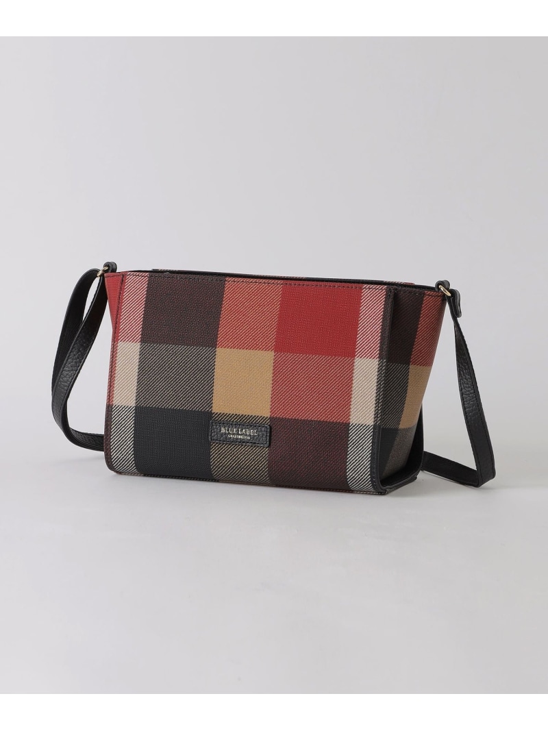 クレストブリッジチェックPVCミニショルダー BLUE LABEL CRESTBRIDGE ブルーレーベル / ブラックレーベル・クレストブリッジ バッグ その他のバッグ ネイビー ブルー レッド ベージュ【送料無料】[ Fashion]