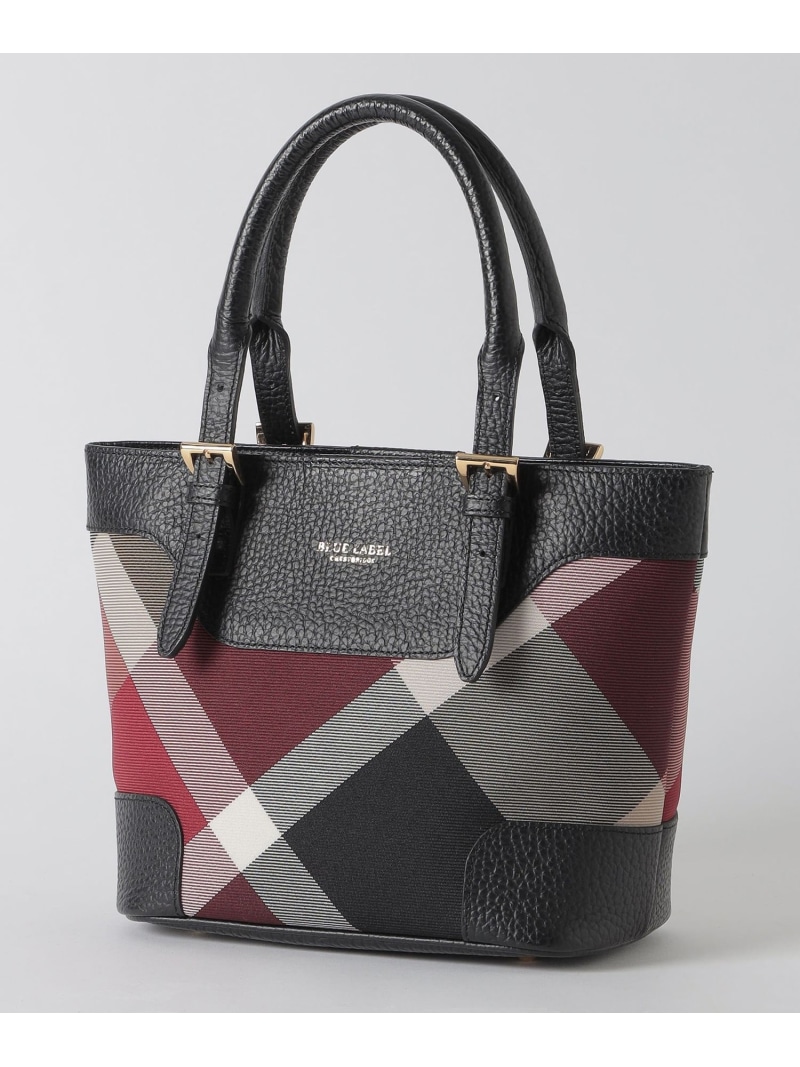 【10th ANNIVERSARY】クレストブリッジチェックビエラミニトート BLUE LABEL CRESTBRIDGE ブルーレーベル / ブラックレーベル・クレストブリッジ バッグ その他のバッグ レッド ベージュ【送料無料】[ Fashion]