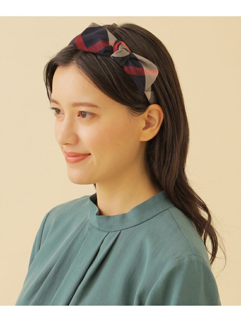 【楽天市場】【SALE／20%OFF】クレストブリッジチェックリボンカチューシャ CB CRESTBRIDGE ブルーレーベル / ブラック