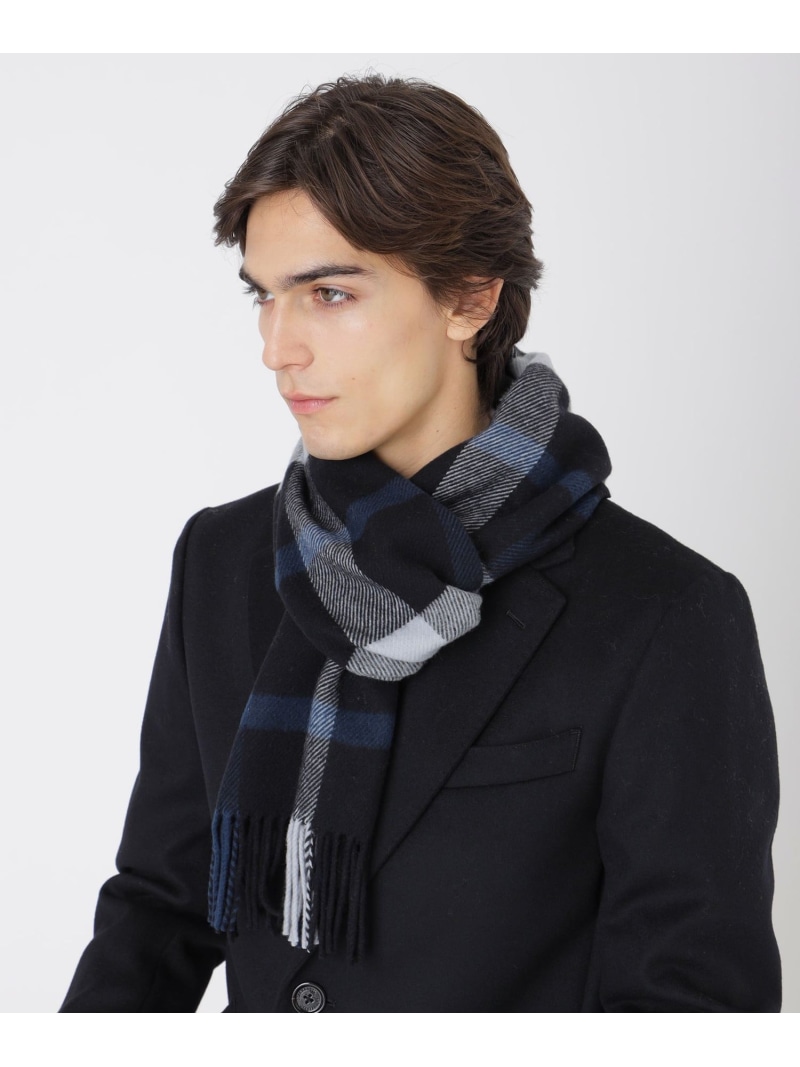 クレストブリッジチェックマフラー BLACK LABEL CRESTBRIDGE ブルーレーベル / ブラックレーベル・クレストブリッジ ファッション雑貨 マフラー・ストール・ネックウォーマー レッド ベージュ ブラック【送料無料】[ Fashion]